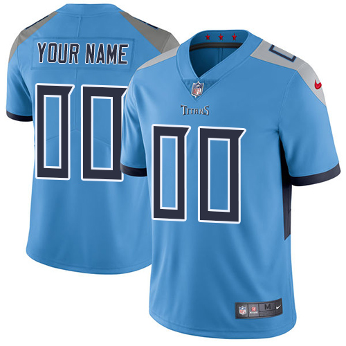 Custom Tennessee Titans Vapor Untouchable Limited Jersey